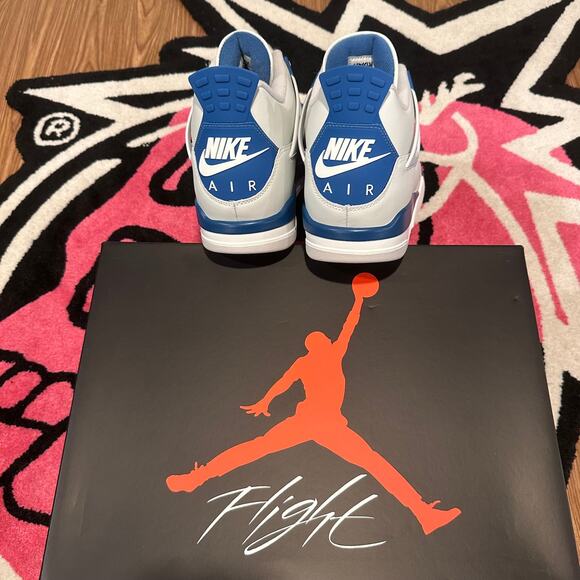 Jordan 4 Retro Military Blue (2024) - Size 11.5 - Brand New - Picture 5 of 7